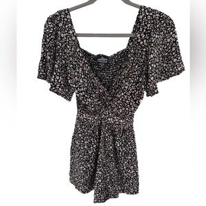 Angie Floral Romper size Medium